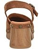 Kork-Ease Tribeca Suede Ankle Strap Block Heel Platform Clogs - Image 3