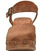 Kork-Ease Tribeca Suede Ankle Strap Block Heel Platform Clogs - Image 5