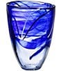 Color:Blue - Image 1 - Contrast Vase