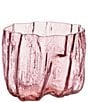 Kosta Boda Crackle Low Vase - Image 1