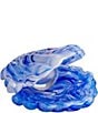Kosta Boda Mother Of Pearl Art Glass Accent, Color:Blue - Image 1