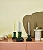 Kosta Boda Rocky Baroque Medium Candlestick, Color:Emerald Green - Image 2