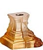 Color:Amber - Image 1 - Rocky Baroque Small Candlestick