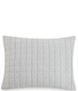 Color:Grey - Image 3 - Gauze Quilted Patten Coverlet Mini Set