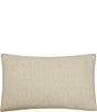 Color:Taupe - Image 2 - Stereo Embroidered Striped Oblong Pillow