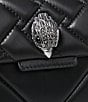 Kurt Geiger London Kensington Mini Quilted Leather Crossbody Bag - Image 5