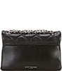 Color:Black - Image 2 - Kensington Mini Quilted Leather Crossbody Bag