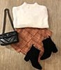 Color:Black - Image 7 - Kensington Mini Quilted Leather Crossbody Bag