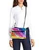 Kurt Geiger London Kensington Metallic Rainbow Striped Leather Crossbody Bag - Image 2