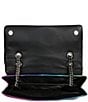 Color:Multi - Image 2 - Kensington Metallic Rainbow Stripe XXL Shoulder Bag