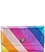 Color:Multi - Image 1 - Kensington Metallic Rainbow Wallet Crossbody Bag