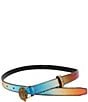 Kurt Geiger London .78#double; Metallic Rainbow Belt - Image 2