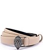 Kurt Geiger London 0.78" Eagle Buckle Leather Belt,Specials : American Fashion Style Bags On Sale