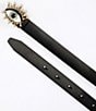 Kurt Geiger London 0.78#double; Evil Eye Buckle Leather Belt - Image 3