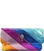 Color:Pastel Rainbow - Image 1 - 0.78#double; Rainbow Leather Belt Bag