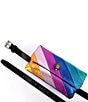 Color:Pastel Rainbow - Image 3 - 0.78#double; Rainbow Leather Belt Bag