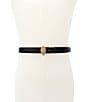 Kurt Geiger London 0.78#double; Reversible Metallic Leopard Leather Belt, Color:Gold/Black - Image 6