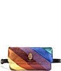 Color:Sunset Rainbow - Image 1 - 0.78#double; Sunset Rainbow Metallic Belt Bag