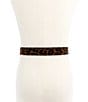 Kurt Geiger London 1.18#double; Leopard Suede Belt, Color:Dark Brown Leopard - Image 5