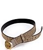 Kurt Geiger London 38mm Crystal Houndstooth Belt, Color:Gold - Image 2