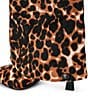 Kurt Geiger London Annabel Suede Gaiter Leopard Folded Mid Calf Boots - Image 2