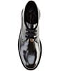 Color:Black - Image 5 - Men's Bank Derby Leather Dress Shoes