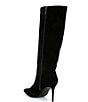 Color:Black - Image 3 - Belgravia 85 Suede Stiletto Slouch Boots