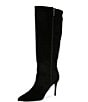 Color:Black - Image 4 - Belgravia 85 Suede Stiletto Slouch Boots