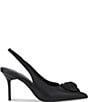Kurt Geiger London Belsize Leather Logo Ornament Slingback Pumps - Image 1