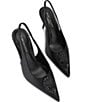 Kurt Geiger London Belsize Leather Logo Ornament Slingback Pumps - Image 5