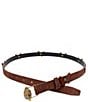 Kurt Geiger London Boho Butterfly Applique Leather Belt - Image 2