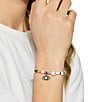 Kurt Geiger London Boho Evil Eye Charm Pearl Strand Line Bracelet, Color:Multi - Image 3