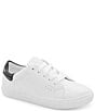 Color:White - Image 1 - Boys' Laney Leather Lace-Up Sneakers (Youth)