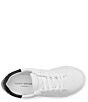 Color:White - Image 6 - Boys' Laney Leather Lace-Up Sneakers (Youth)