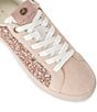 Kurt Geiger London Britton Silver Glitter Ornament Lace Up Sneakers - Image 3