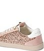 Kurt Geiger London Britton Silver Glitter Ornament Lace Up Sneakers - Image 4