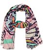 Kurt Geiger London Butterflies Oblong Scarf - Image 1