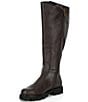 Color:Brown - Image 4 - Carnaby Eagle Head Leather Lug Sole Tall Riding Boots