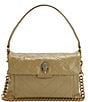 Kurt Geiger London Celia Crinkle Leather Overstich Quilted Shoulder Bag - Image 5
