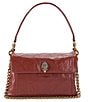 Kurt Geiger London Celia Crinkle Leather Overstich Quilted Shoulder Bag - Image 1