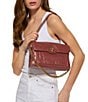 Kurt Geiger London Celia Crinkle Leather Overstich Quilted Shoulder Bag - Image 6