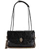 Kurt Geiger London Celia Quilted Flap Leather Shoulder Bag - Image 1