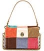 Kurt Geiger London Celia Suede Patchwork Shoulder Bag - Image 1