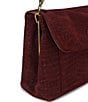Kurt Geiger London Celia XL Leather Croc Double Chain Handle Shoulder Bag - Image 5