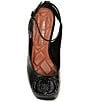 Kurt Geiger London Chelsea Crocodile Embossed Leather Closed Ankle Strap Platform Pumps - Image 5