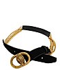 Kurt Geiger London Chelsea Leather Chain Belt - Image 3