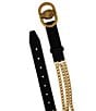 Kurt Geiger London Chelsea Leather Chain Belt - Image 4