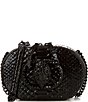 Kurt Geiger London Chelsea Snake Print Small Camera Crossbody Bag, Color:Black - Image 1