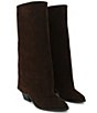 Kurt Geiger London Chiltern Folded Suede Boots - Image 3