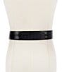 Kurt Geiger London Croc-Embossed Western Leather Belt - Image 5